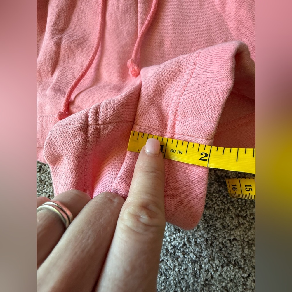 Small pink Women's Nike High Rise sweatshorts 2 inch inseam juniors - Picture 4 of 8